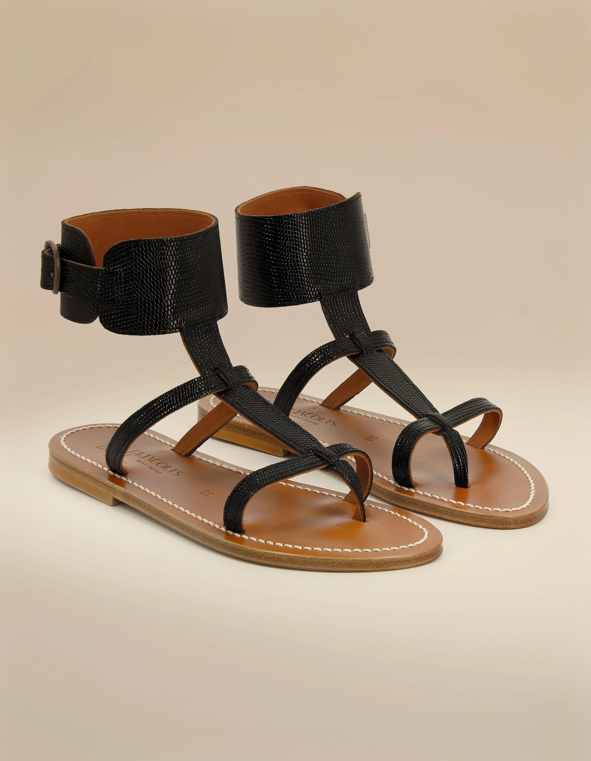 Caravelle - Cuir Hebi Noir